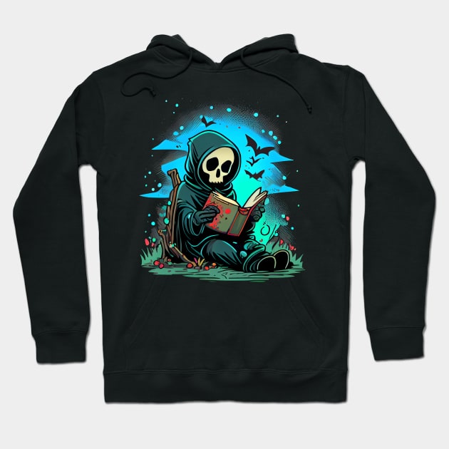 Reading Grim Reaper Hoodie by pako-valor